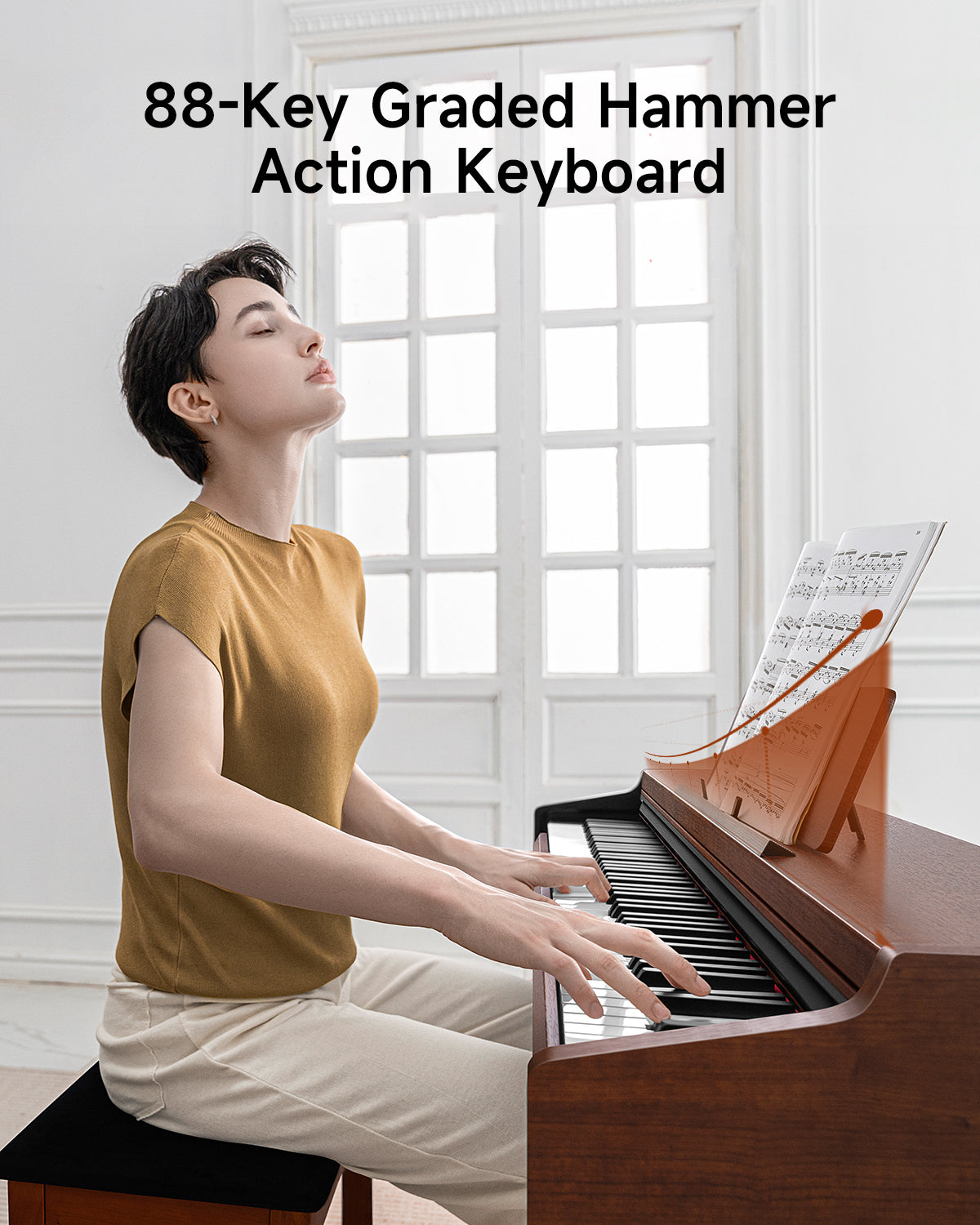 Donner DDP-200 PRO Digital Piano with Touchscreen