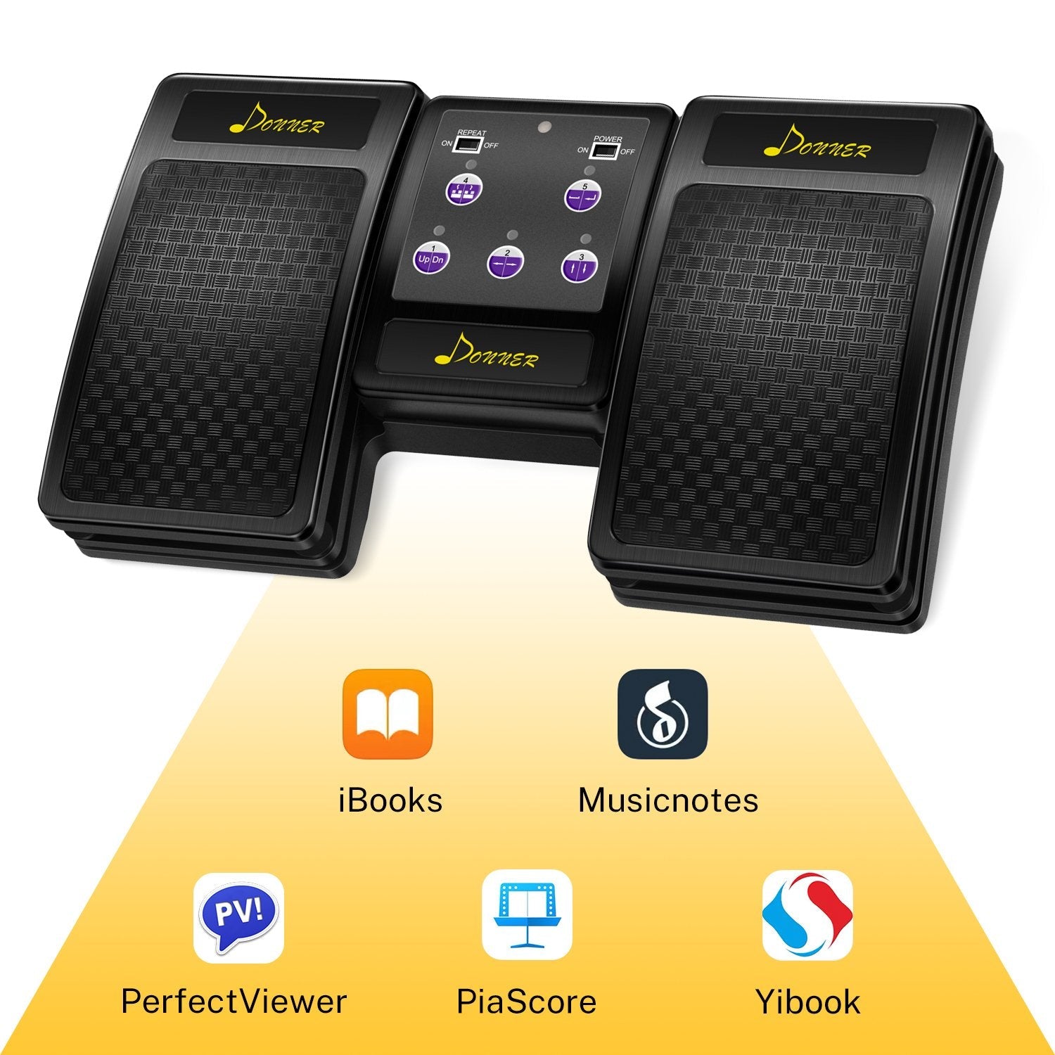 Donner DBM-10 Bluetooth Auto Page Turner Pedal