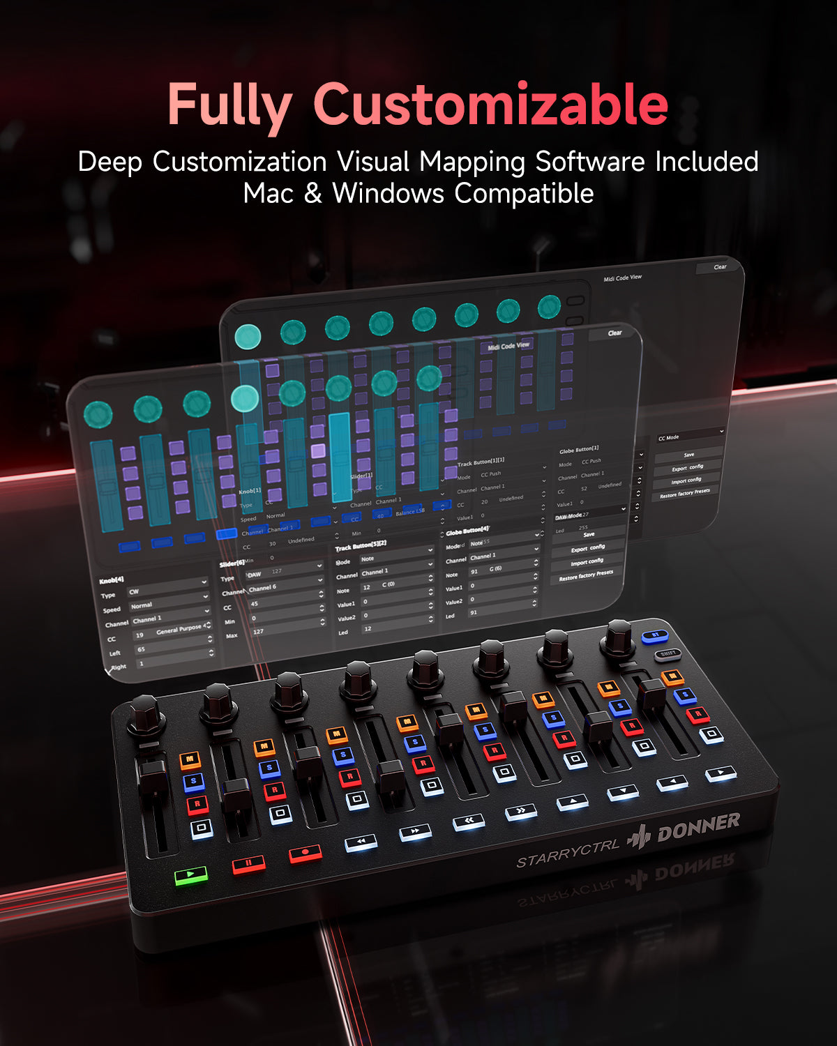 Donner StarryCtrl Wireless MIDI Controller