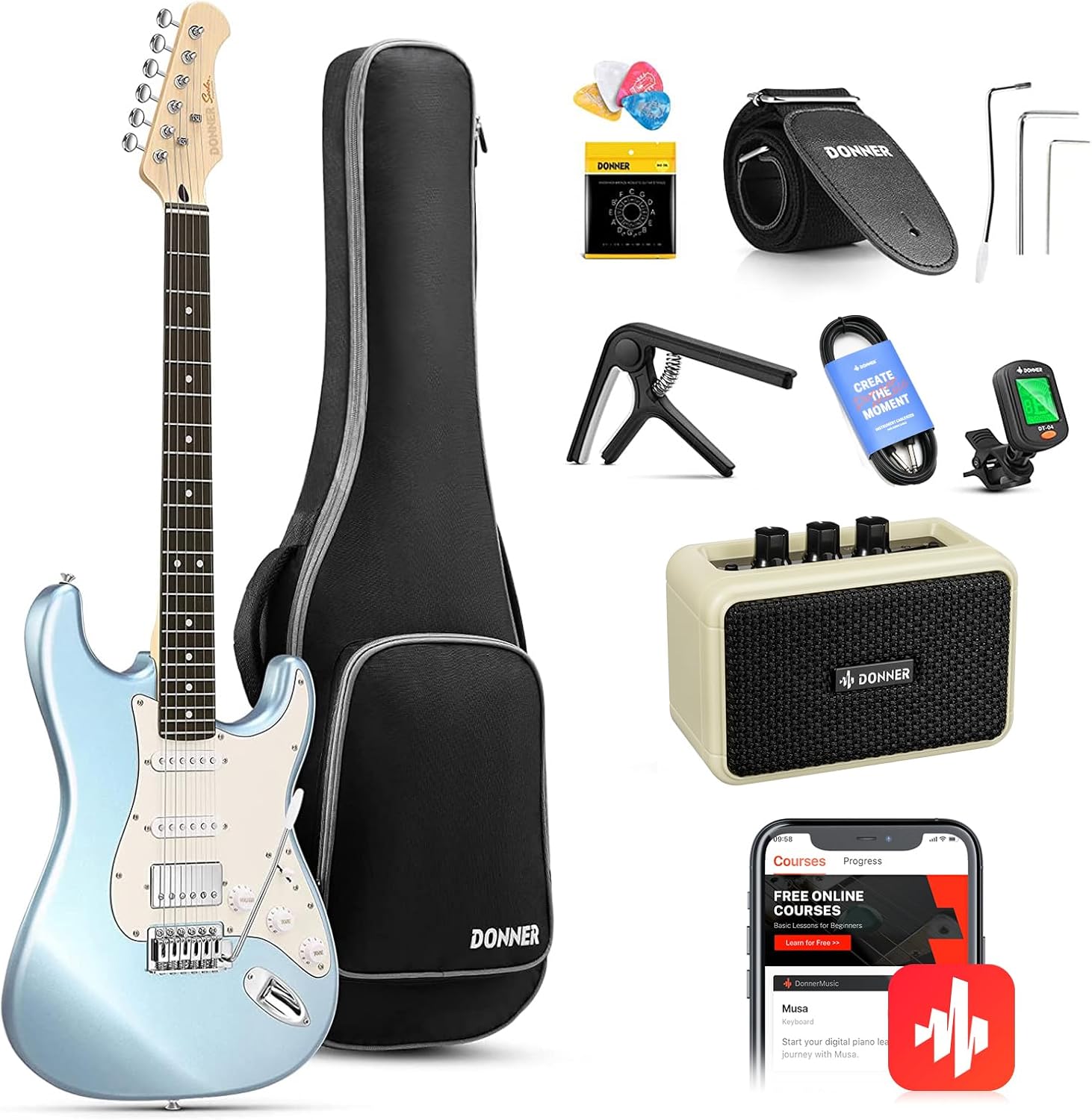 Donner DST-152 Electric Guitar Kit