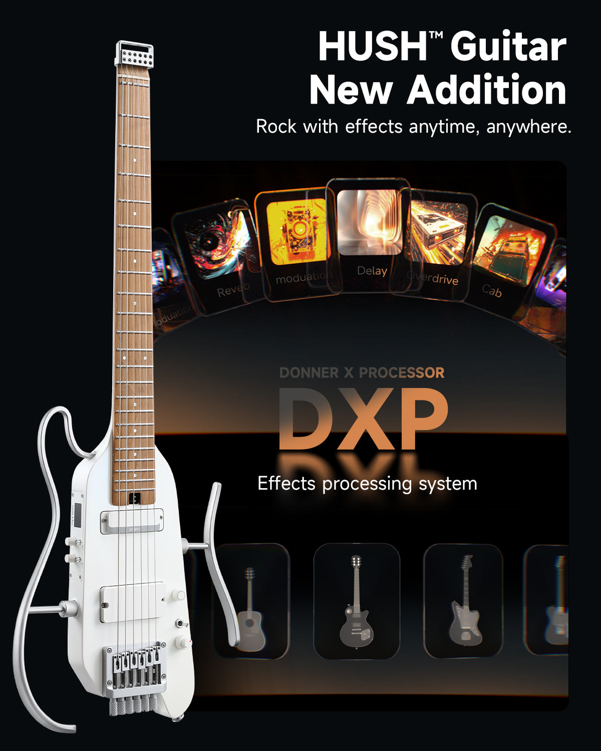Donner HUSH X PRO Electric Guitar