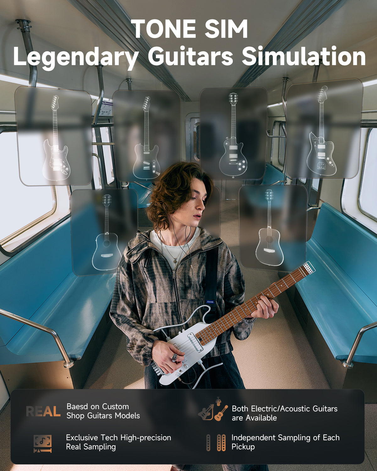 Donner HUSH X PRO Electric Guitar