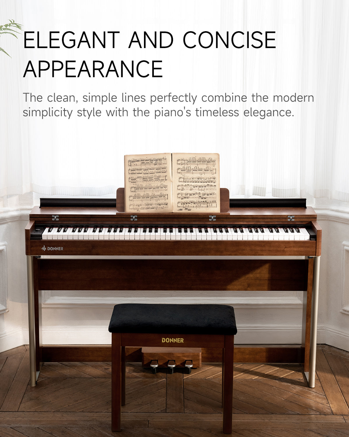 Donner DDP-200 MK2 Upright Digital Piano