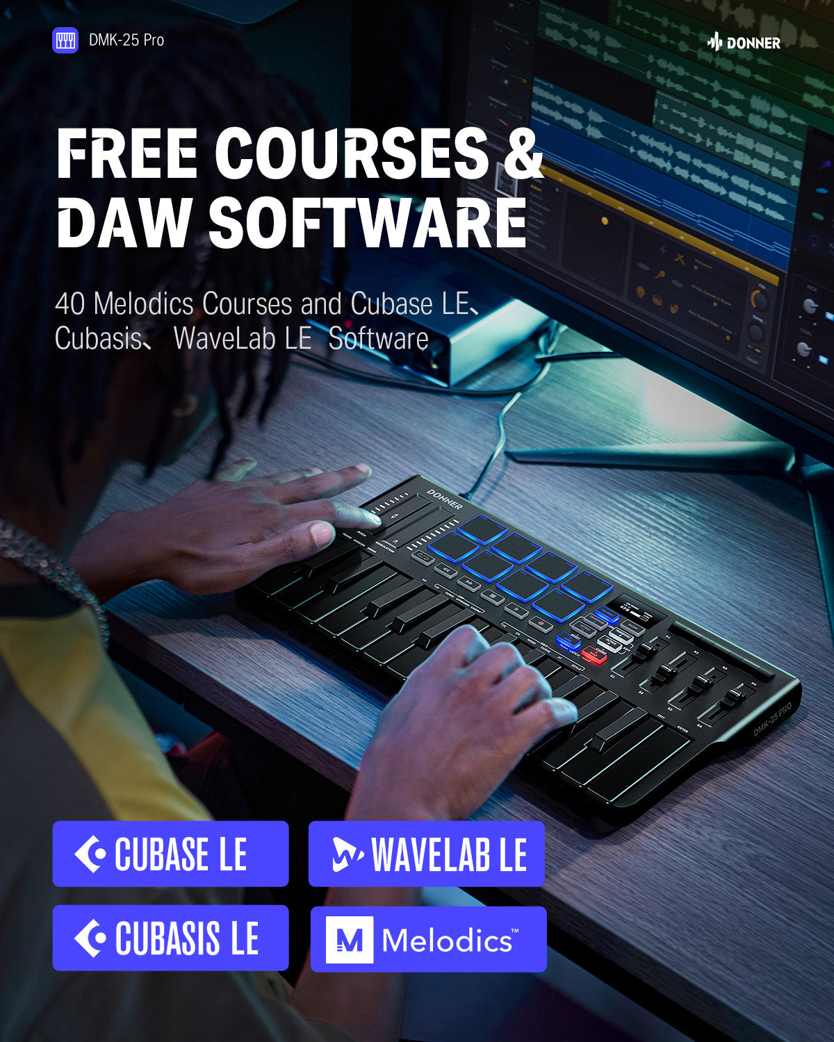 Donner DMK-25 PRO MIDI Controller