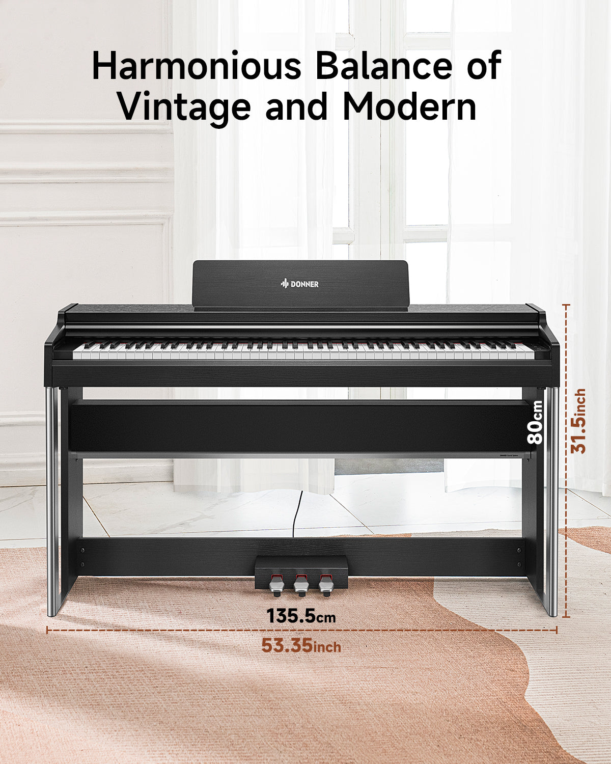 Donner DDP-200 PRO Digital Piano with Touchscreen
