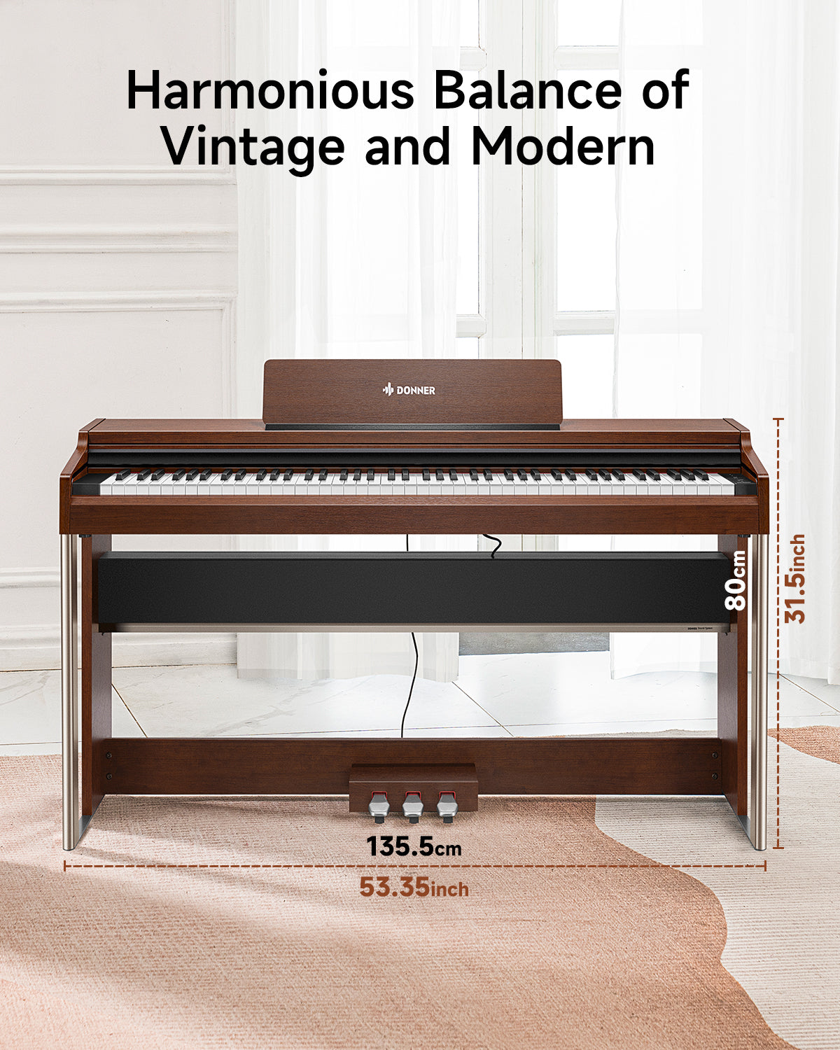 Donner DDP-200 PRO Digital Piano with Touchscreen