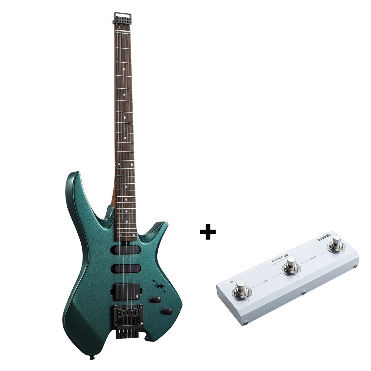 Donner HLX-500 Headless Electric Guitar (NHL-500)