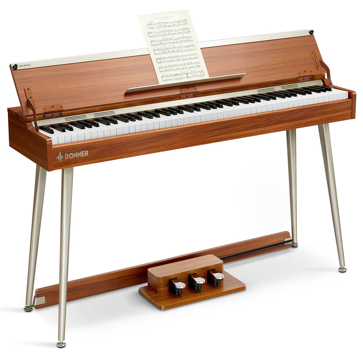 Donner DDP-80 PLUS Digital Piano with Cover